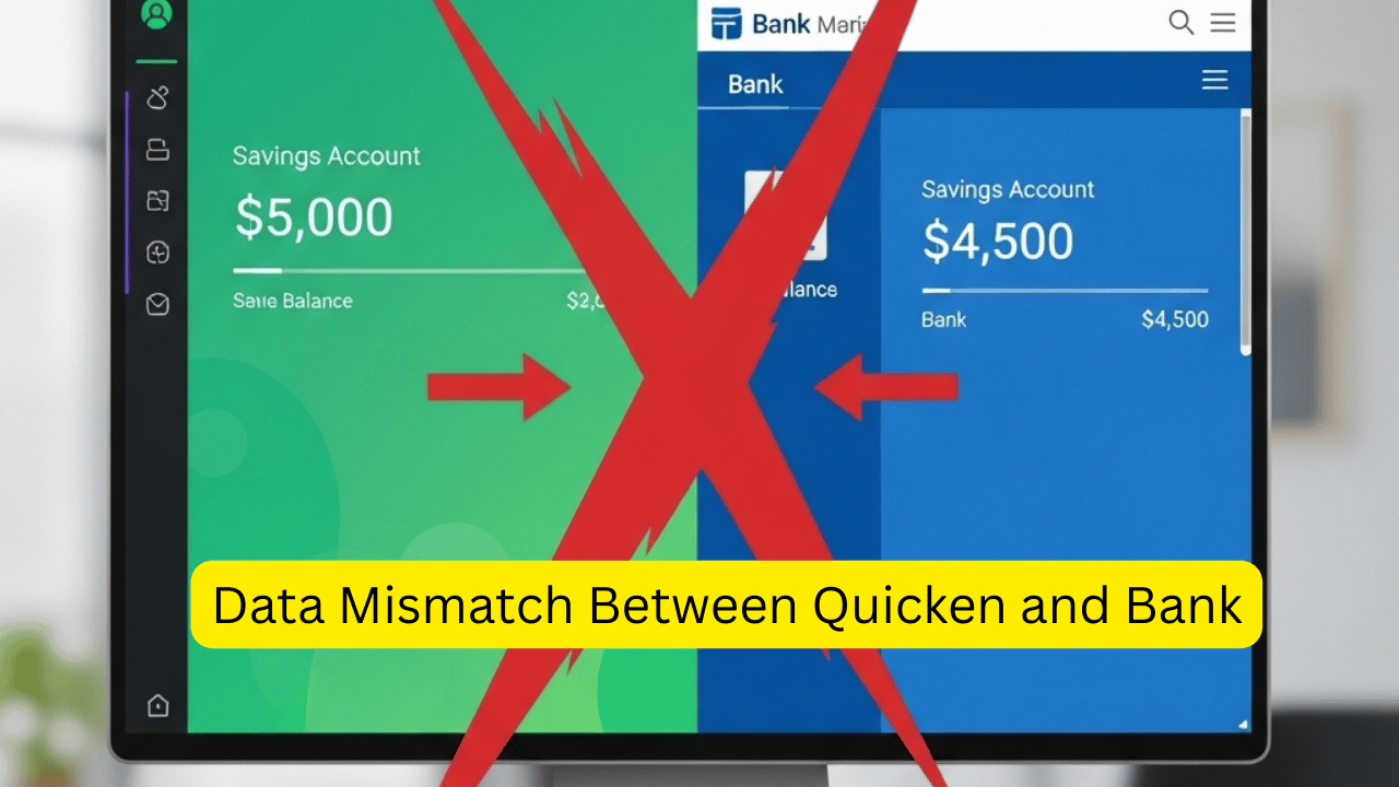 What Does “Data Mismatch Between Quicken and Bank” Mean?