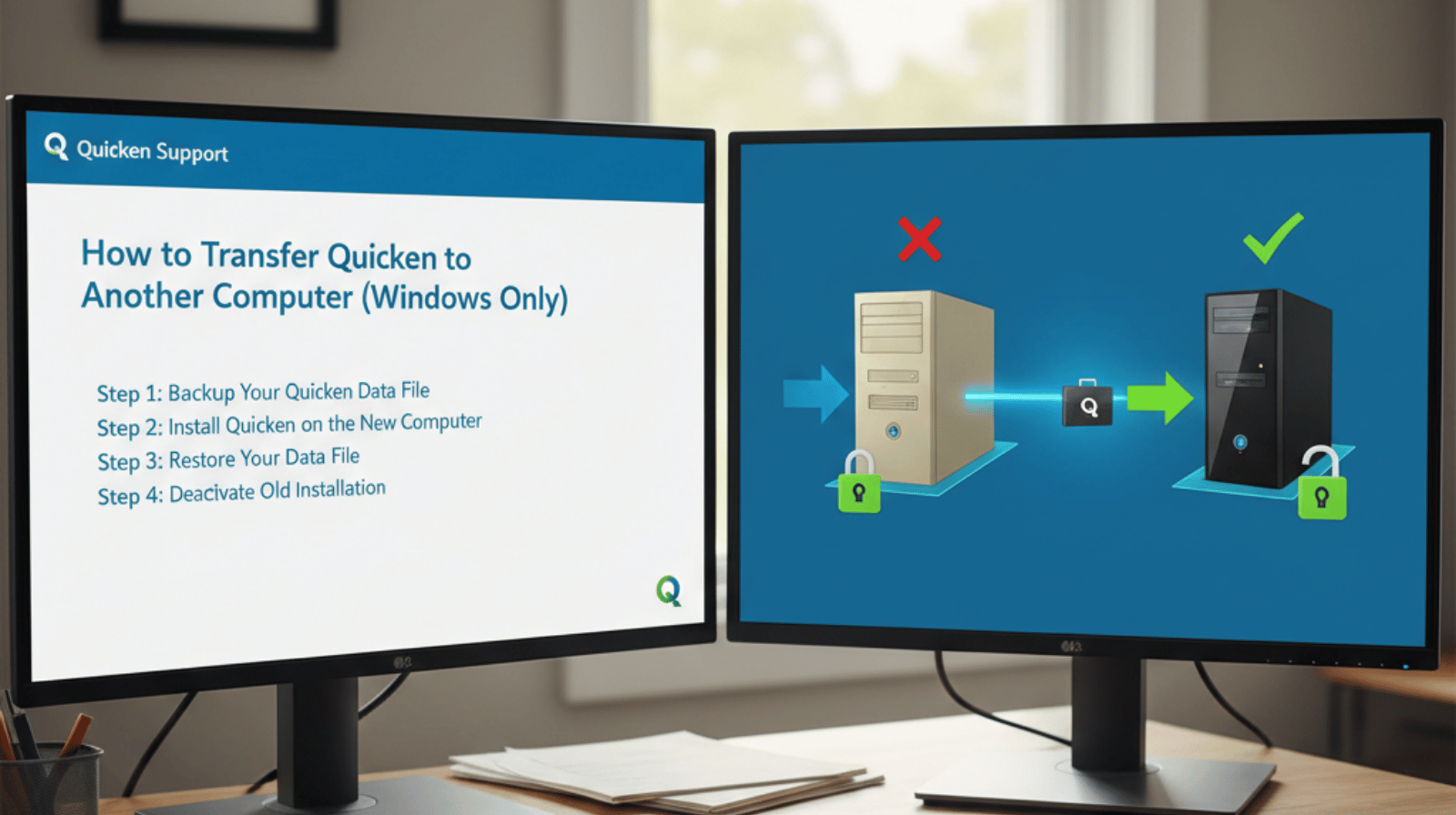 How to Transfer Quicken to Another Computer (Windows Only)