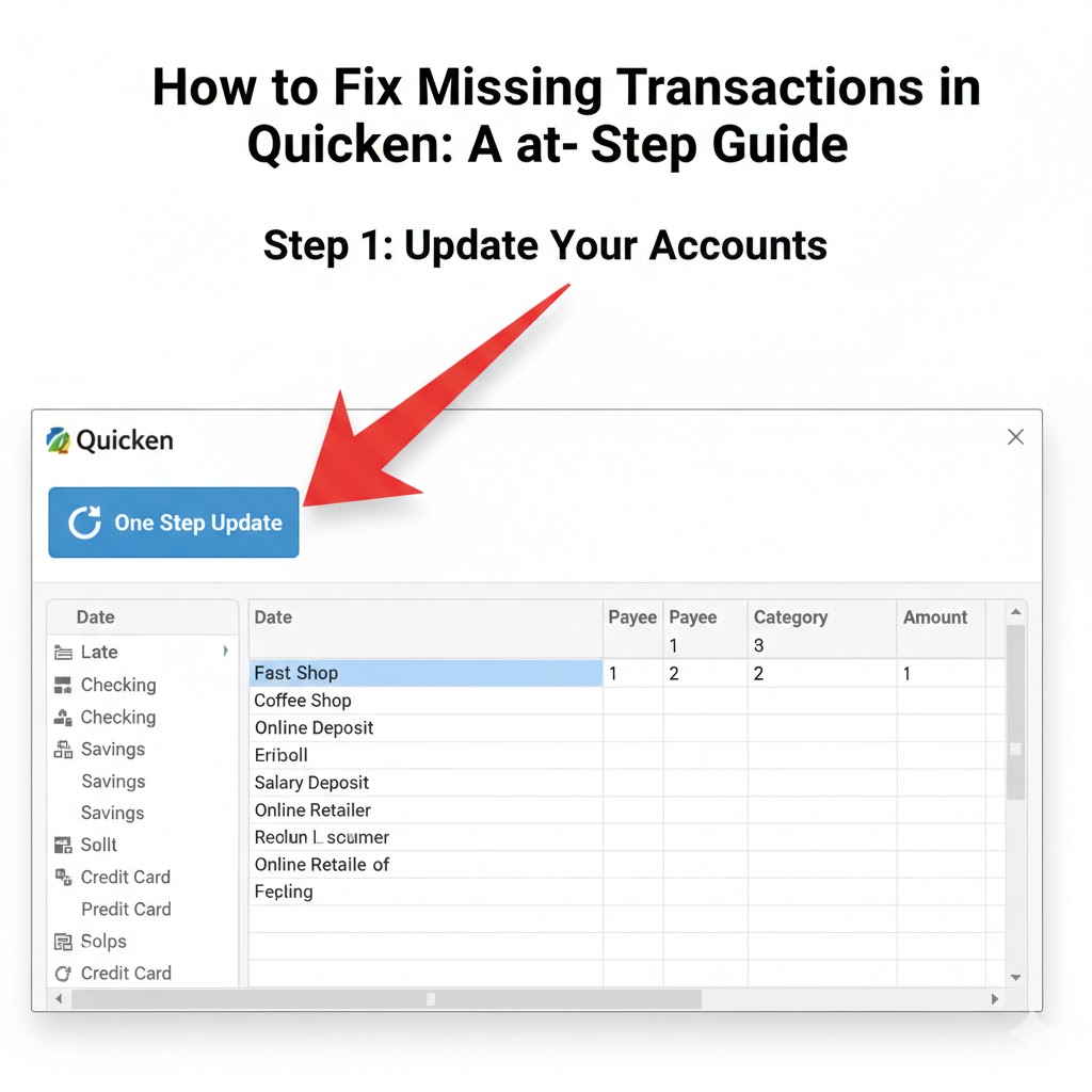 How to Fix Missing Transactions in Quicken: A Step-by-Step Guide