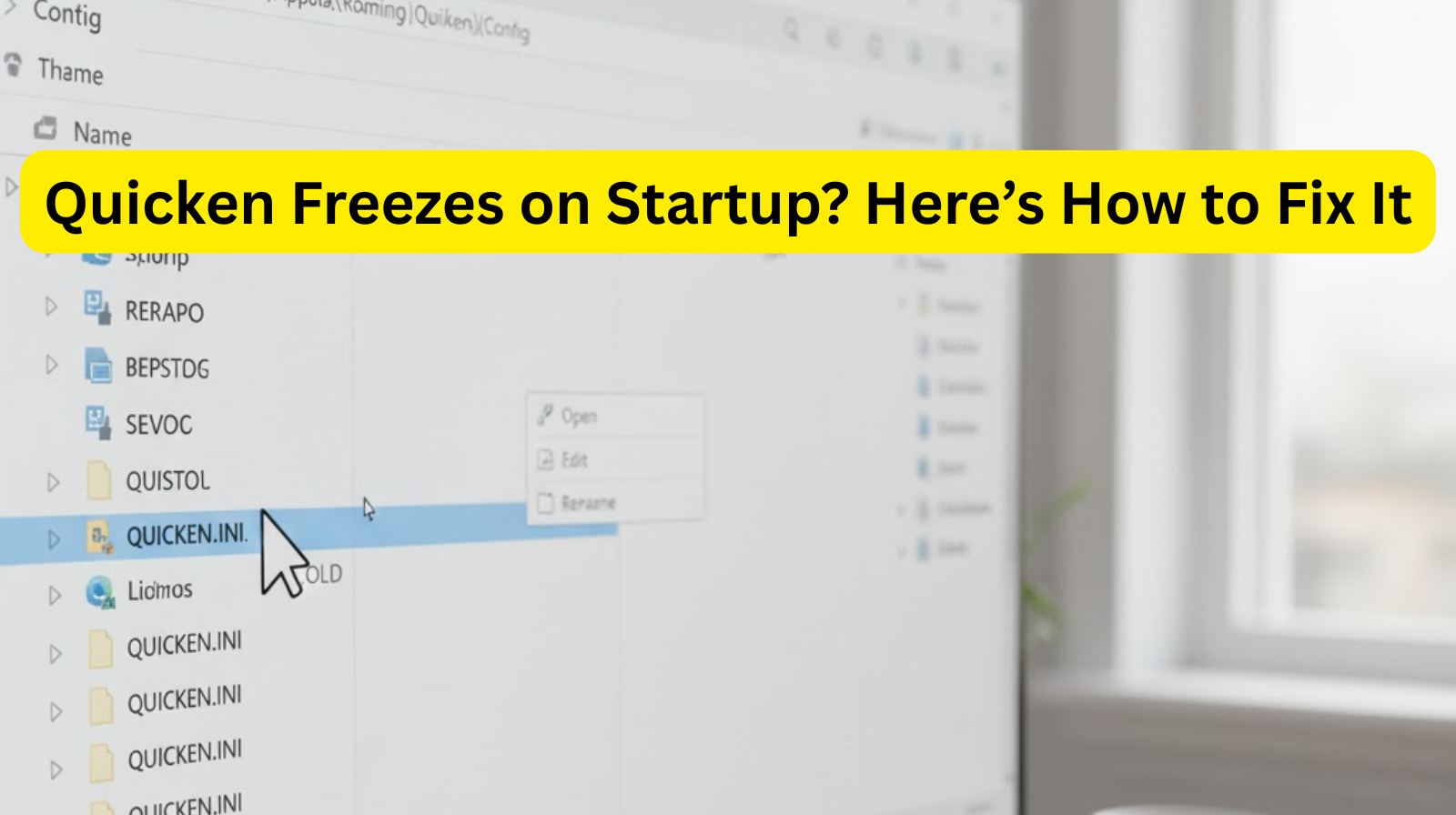 Quicken Freezes on Startup? Here’s How to Fix It